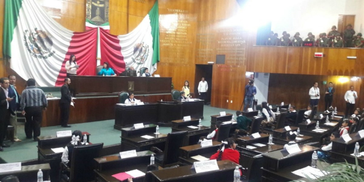 Llevan a cabo el Parlamento Infantil 2017, en el Congreso local