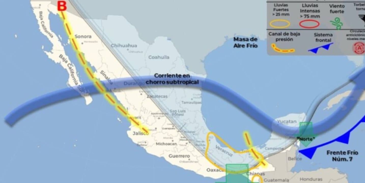 ¡Abrígate! México registrará bajas temperaturas