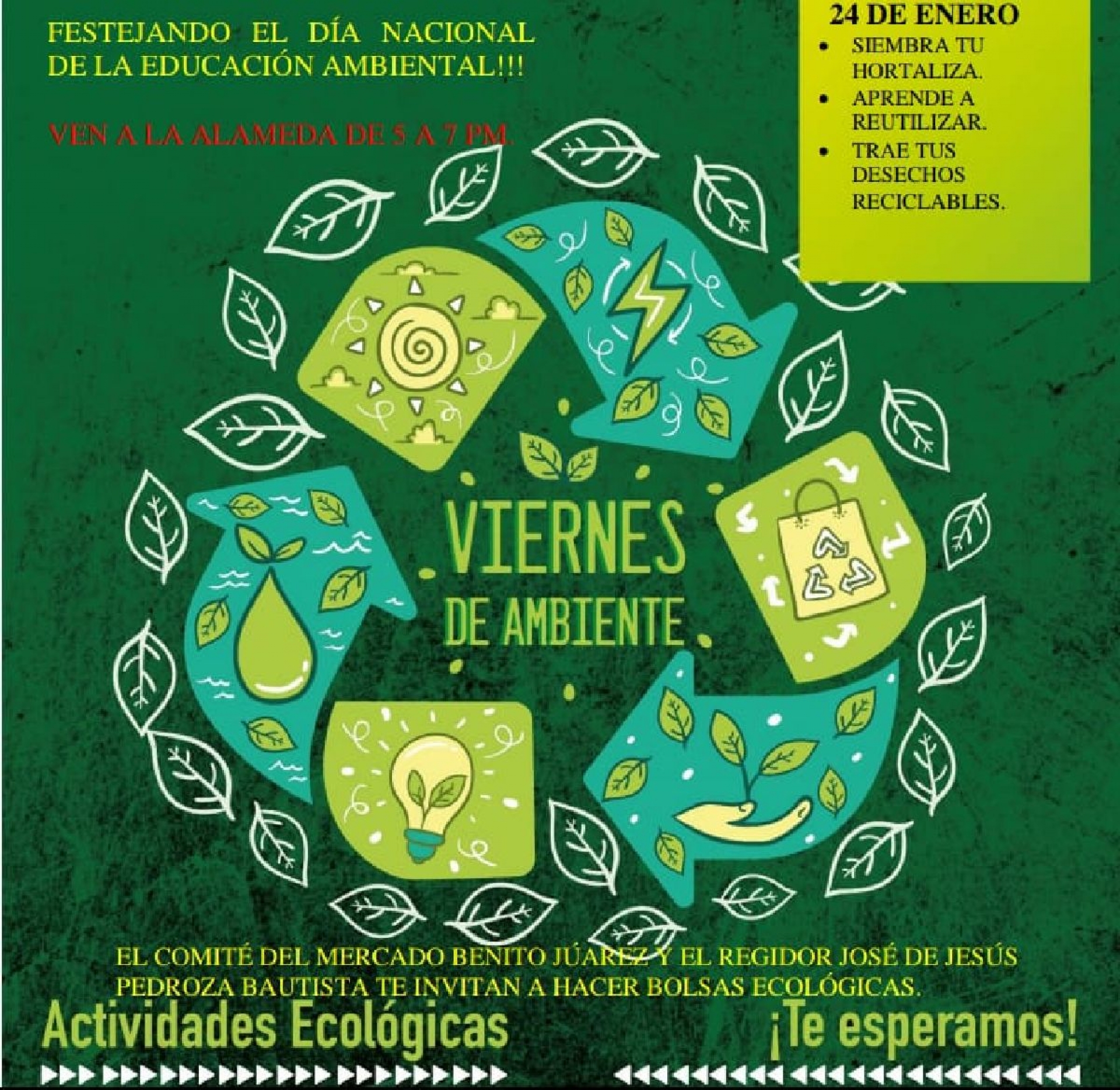 Ofrecerán talleres ecológicos en Jojutla
