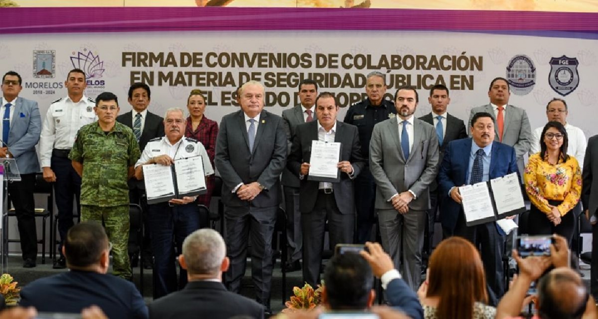 Unen esfuerzos para cerrar espacios a la delincuencia y regresar la paz social