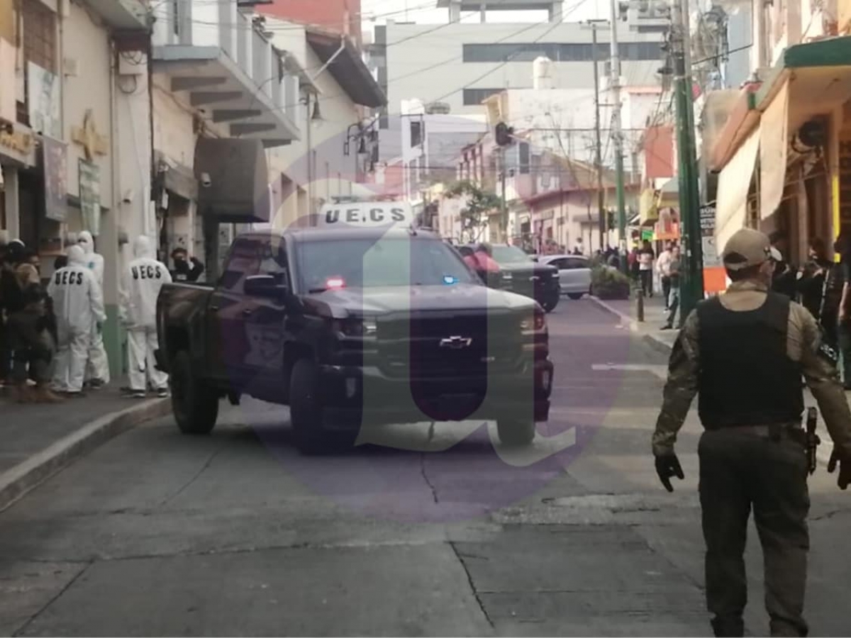 Operativo de UECS en el centro de Cuernavaca