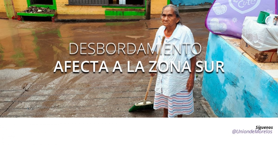 Desbordamiento de ríos afecta a la zona sur