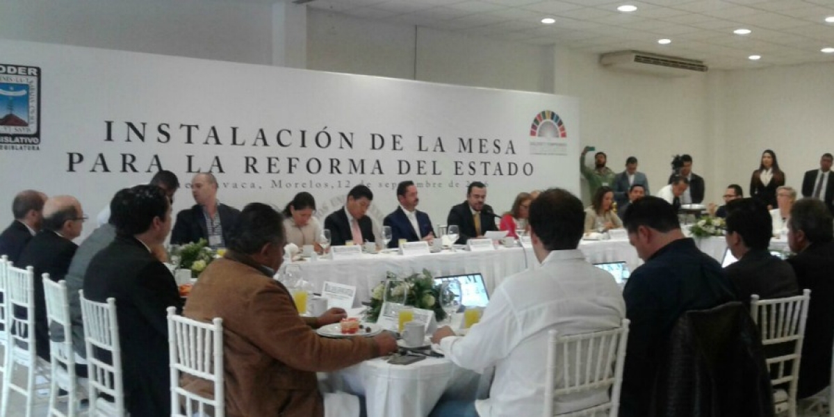 Instalan Mesa para la Reforma del Estado