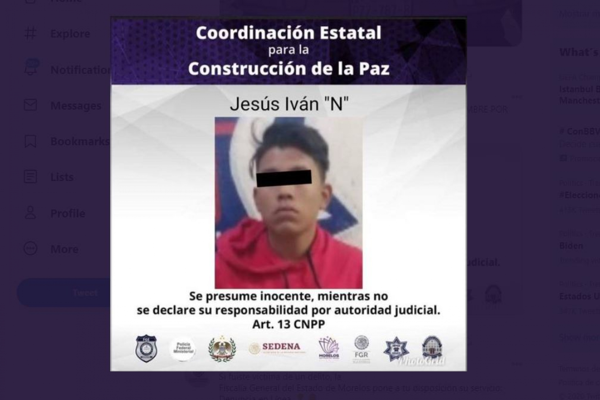 Arrestan a joven posesión de una moto robada