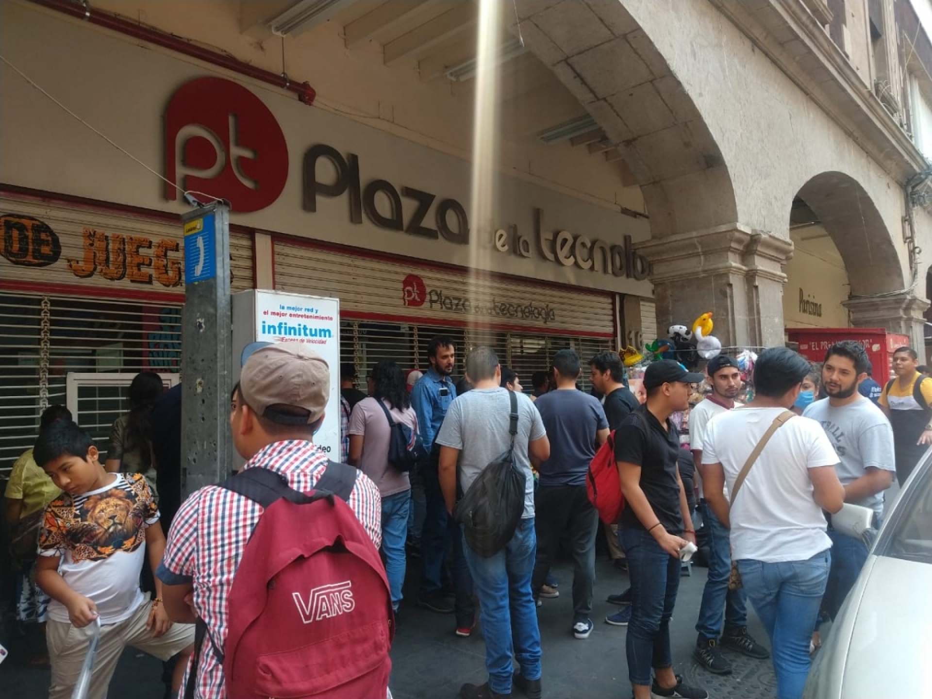 Cierran la Plaza de la Tecnología