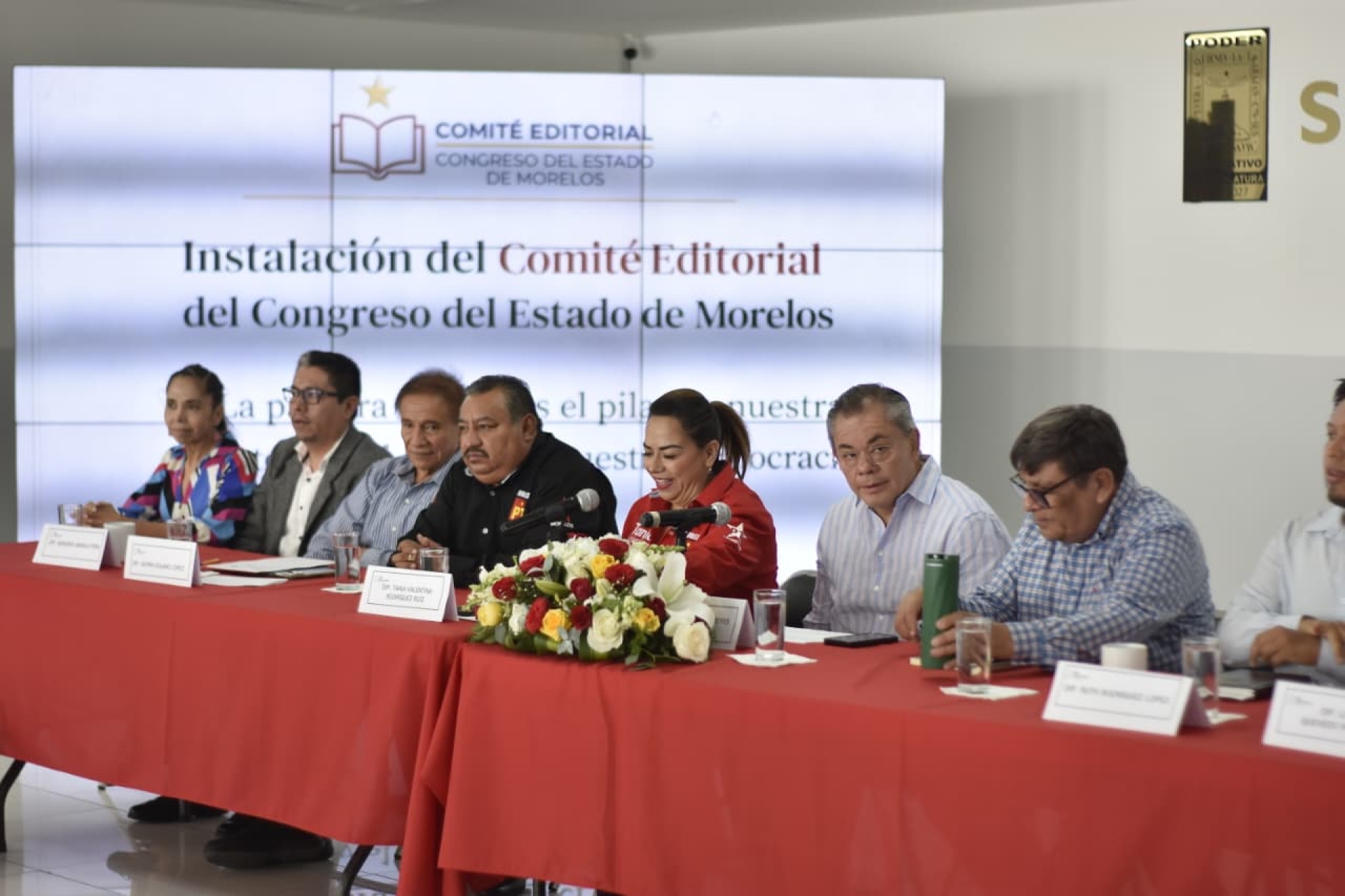 Instalan Comité Editorial del Congreso de Morelos y toman protesta a secretaria técnica