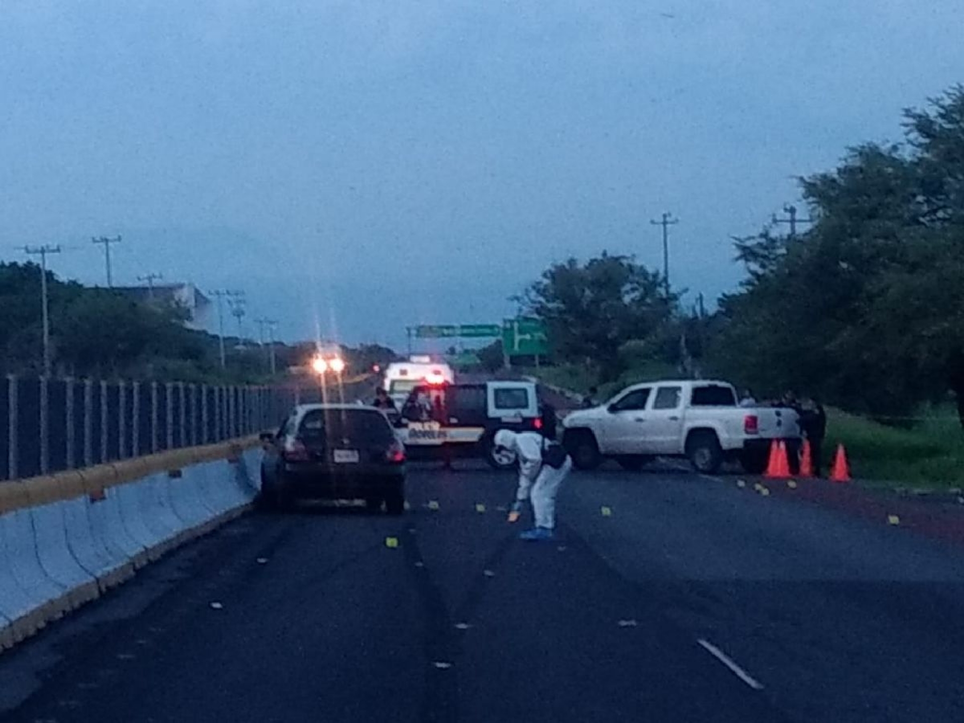 Eran padre e hijo, los dos acribillados en la autopista