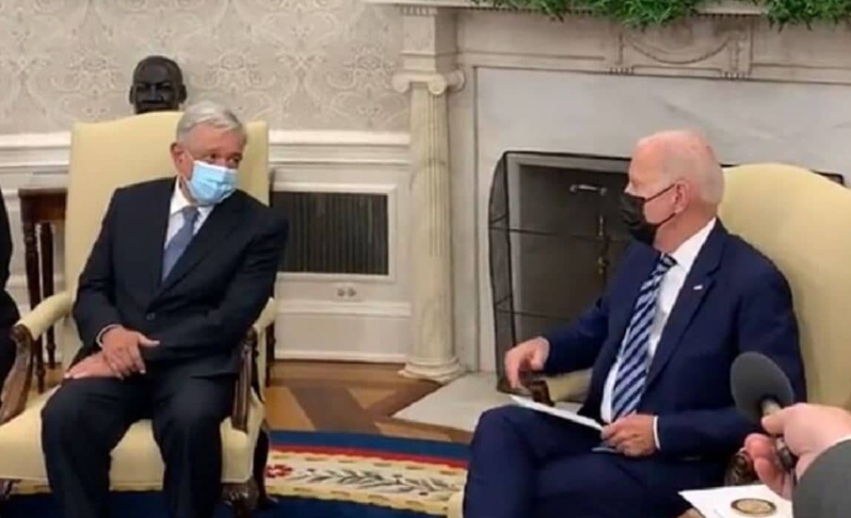 Joe Biden recibe a AMLO en la Casa Blanca