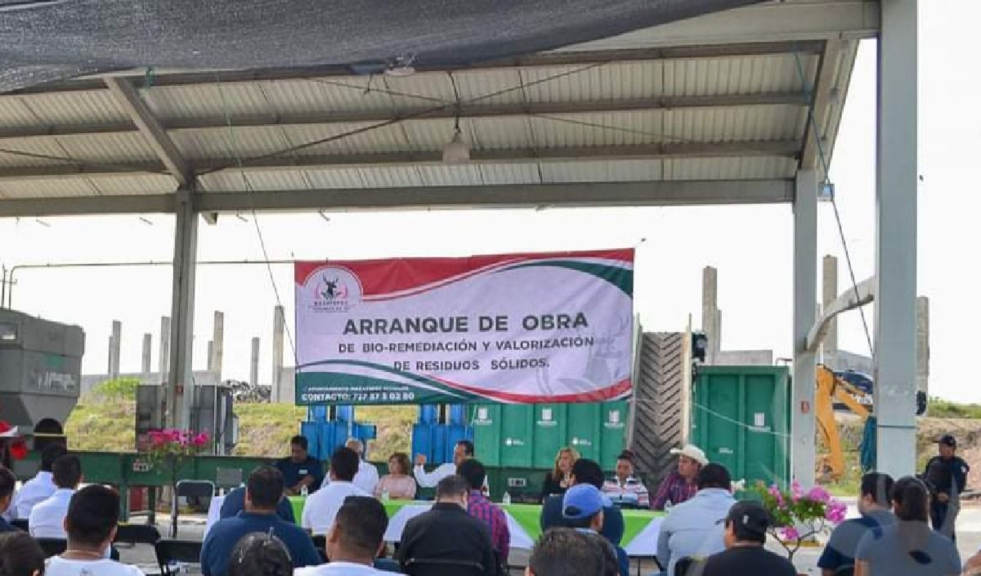 Inicia biorremediación del relleno sanitario regional poniente