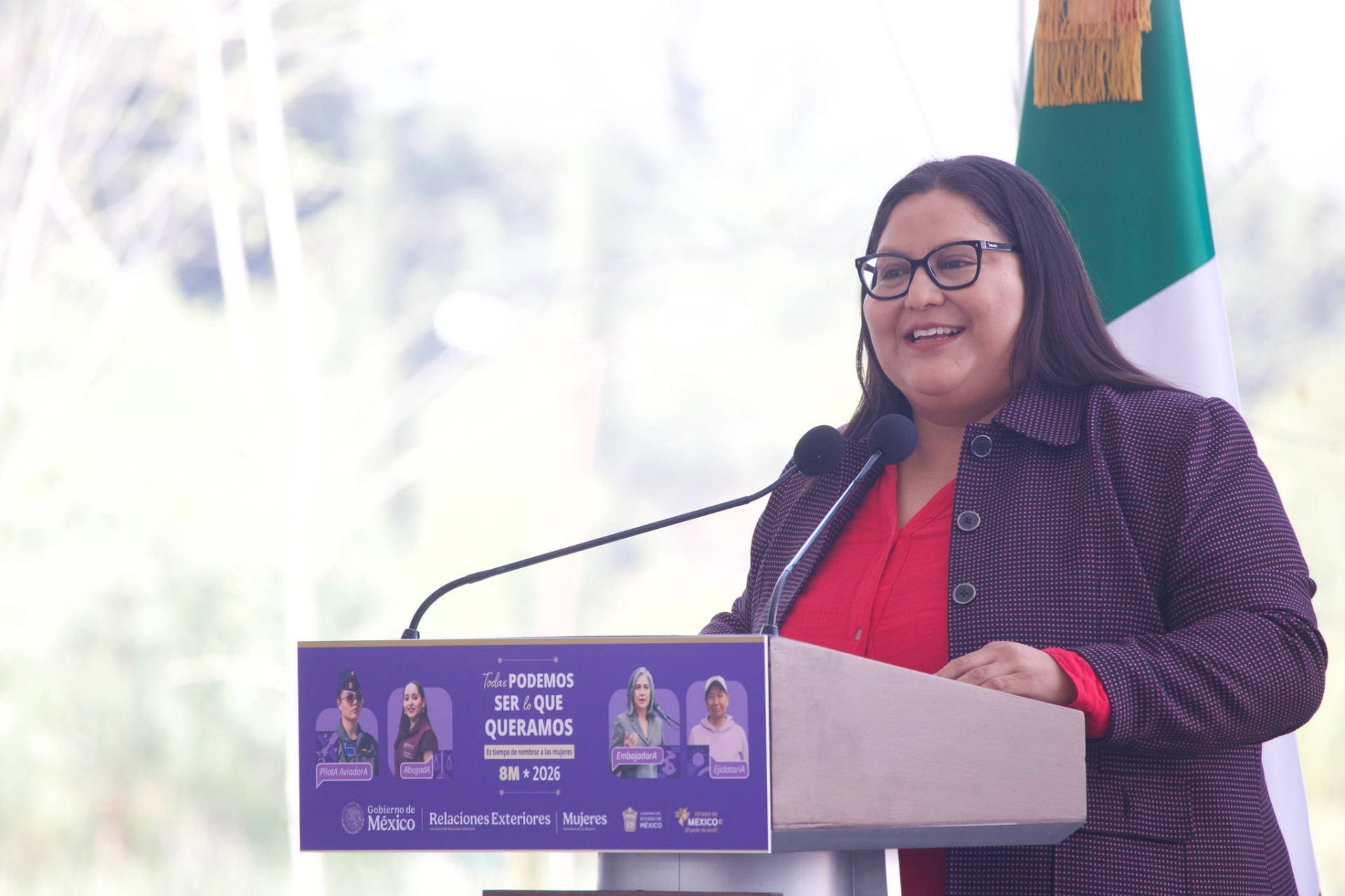 Citlalli Hernández justifica instalación de vallas en el Zócalo para marcha del 8M