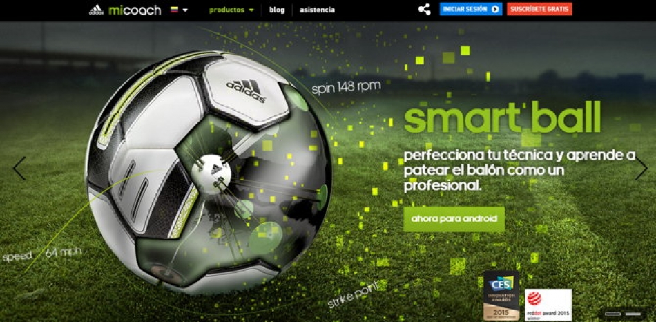 Nueva aplicación para Android del ‘miCoach smart ball’, balón inteligente de Adidas