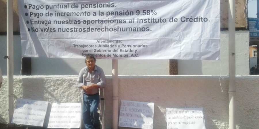 Protestan jubilados y pensionados en el TSJ