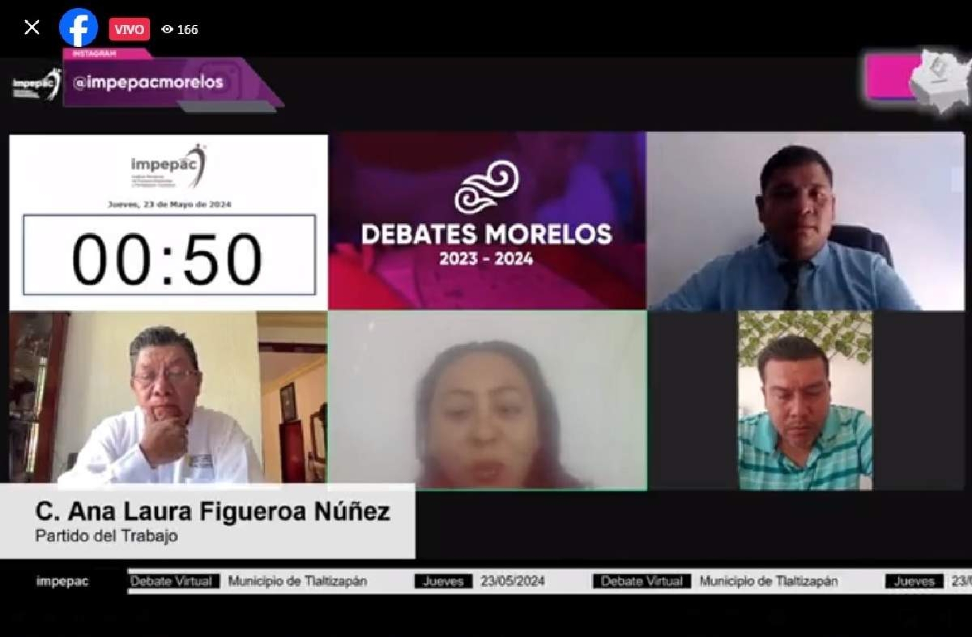 Debaten candidatos a la alcaldía de Tlaltizapán
