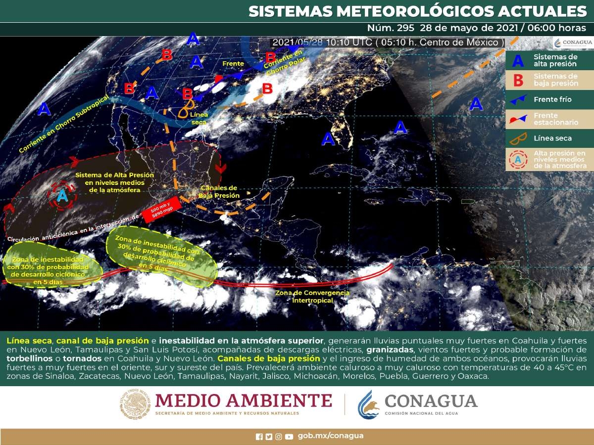 Este fin de semana habrá cielo despejado a medio nublado para Morelos