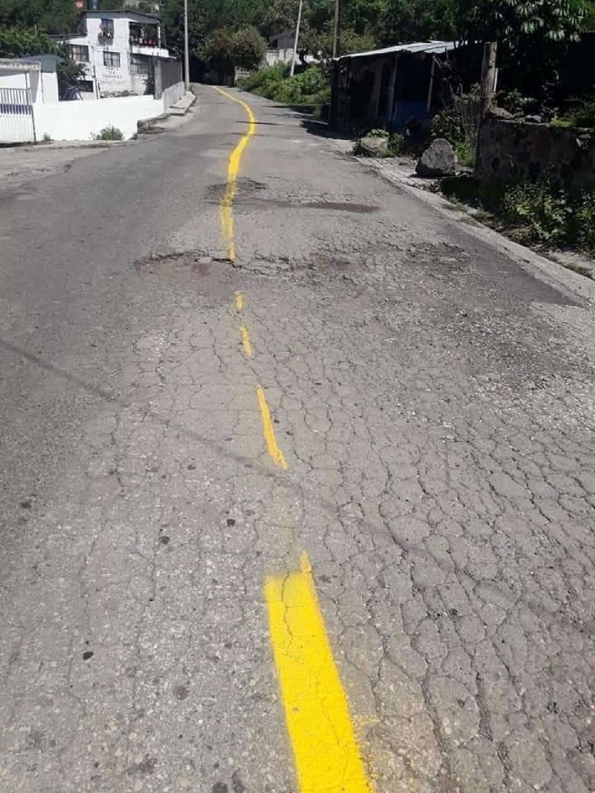 Aguardan por reparación de carretera en Palpan de Baranda