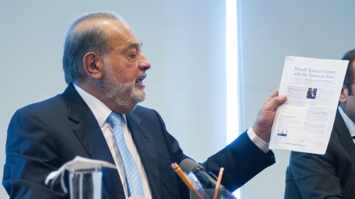 El 'Efecto Trump' impacta a la fortuna de Carlos Slim