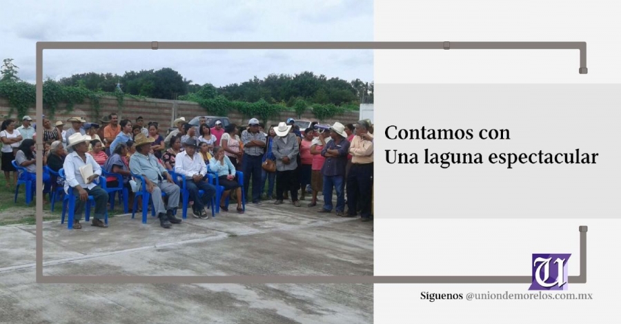 Pescadores se oponen a desaguar la laguna de Coatetelco para que baje su nivel