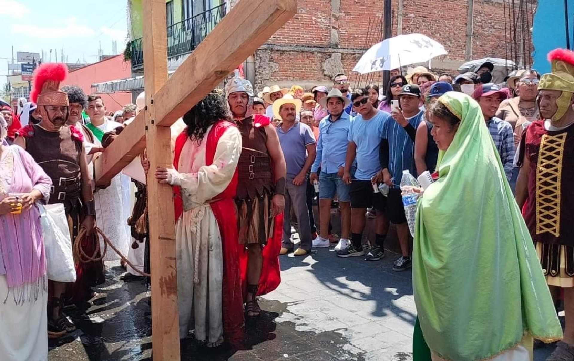 Todo está listo para el Viacrucis en el municipio de Ayala