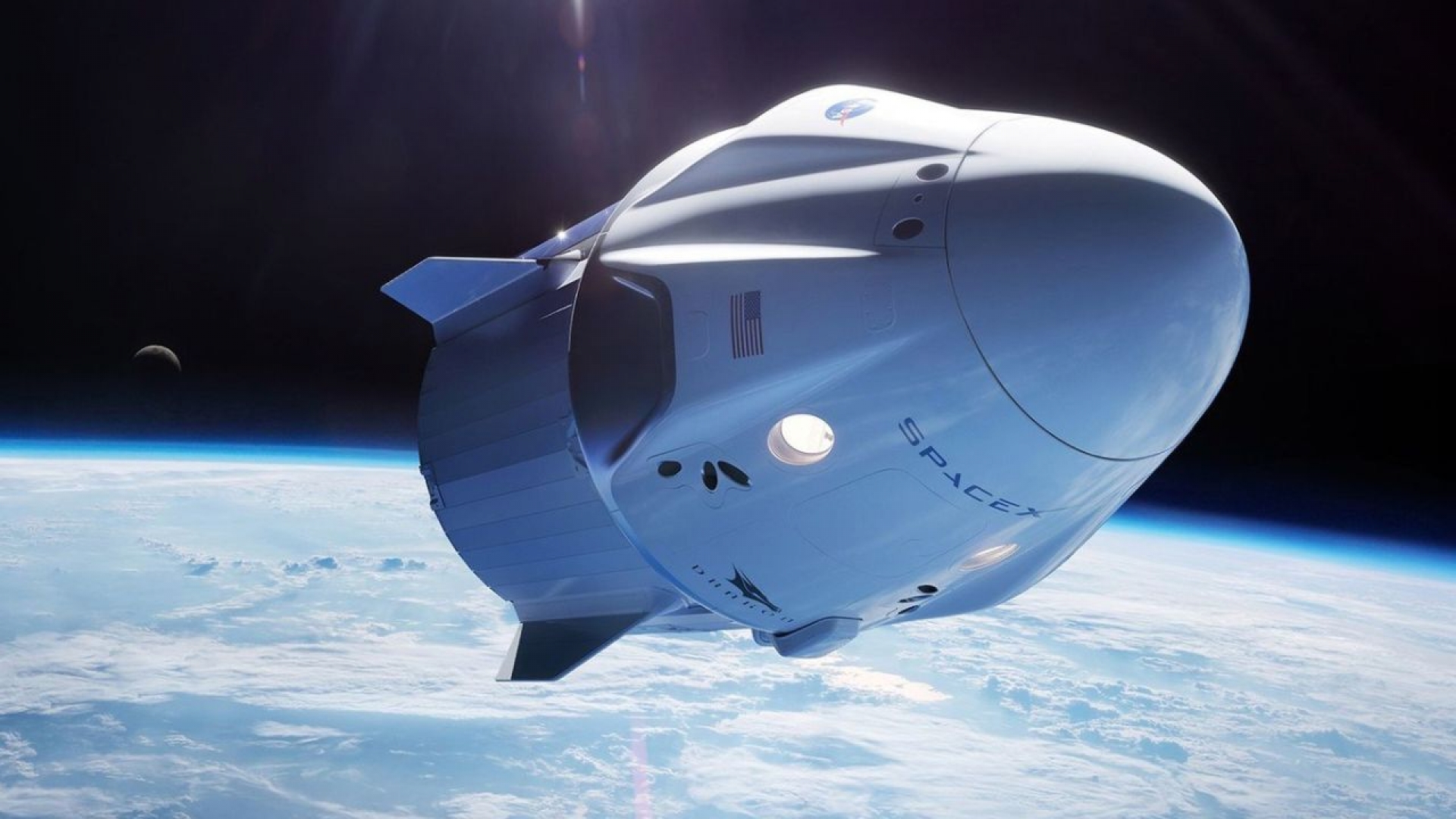 Aquí puedes ver el histórico primer vuelo espacial tripulado de SpaceX