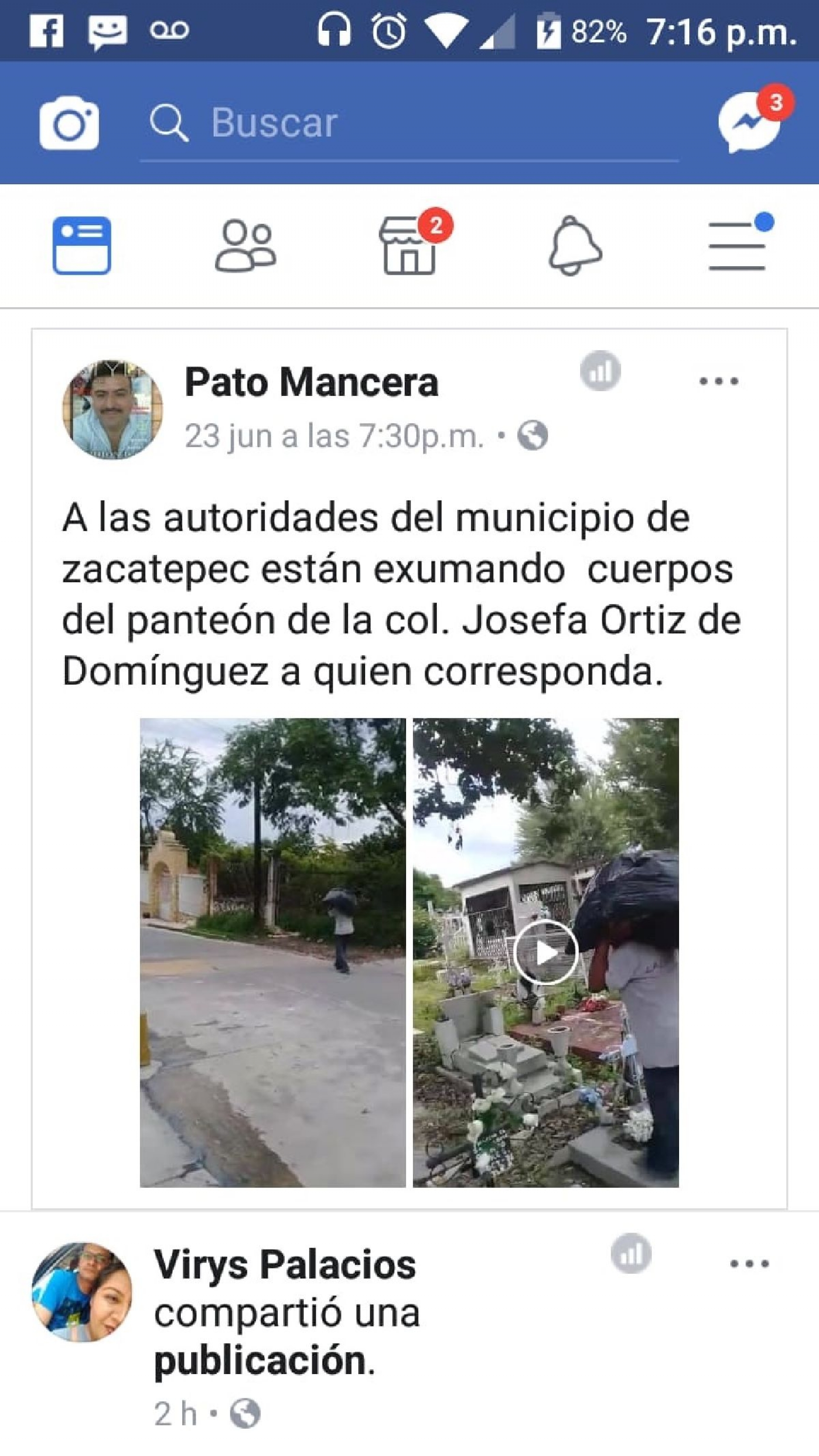 Investigan presunta exhumación de cuerpos en panteón de Zacatepec