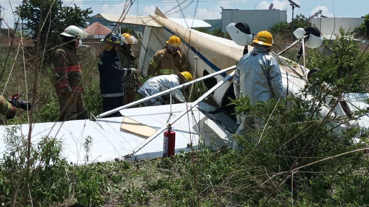 Se desploma avioneta en Alpuyeca