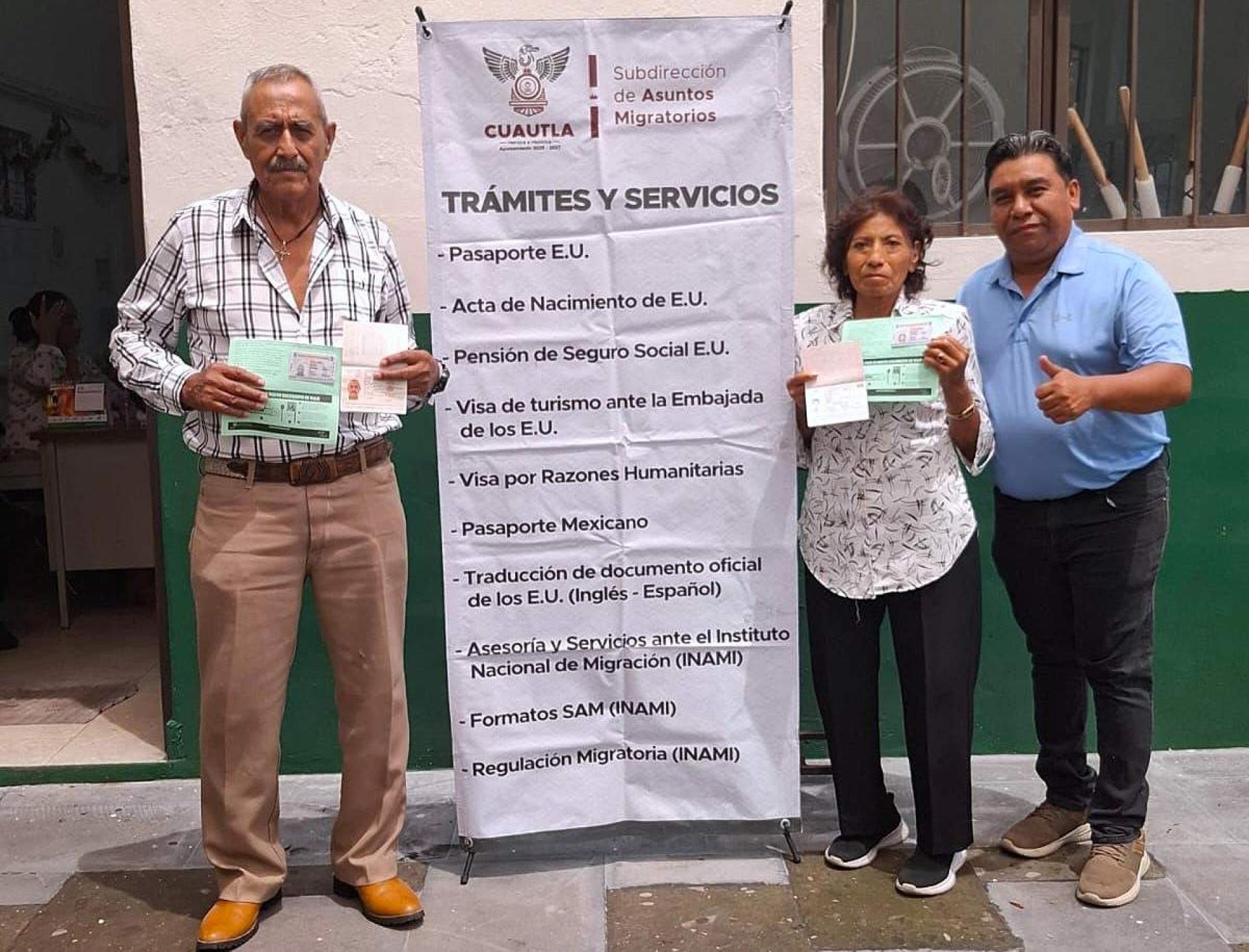 Apoya Cuautla a adultos mayores en trámite de visas humanitarias