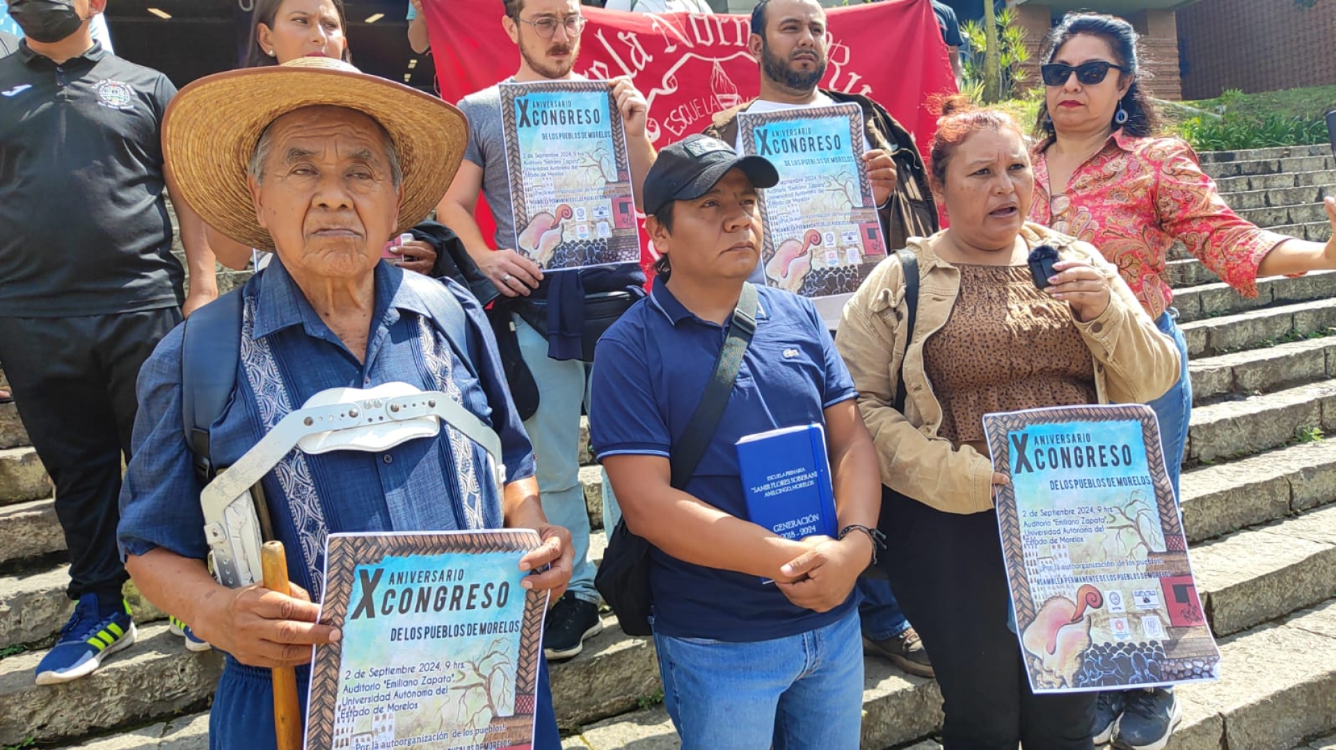 Da a conocer Asamblea de los Pueblos de Morelos resultados de su congreso, en la UAEM