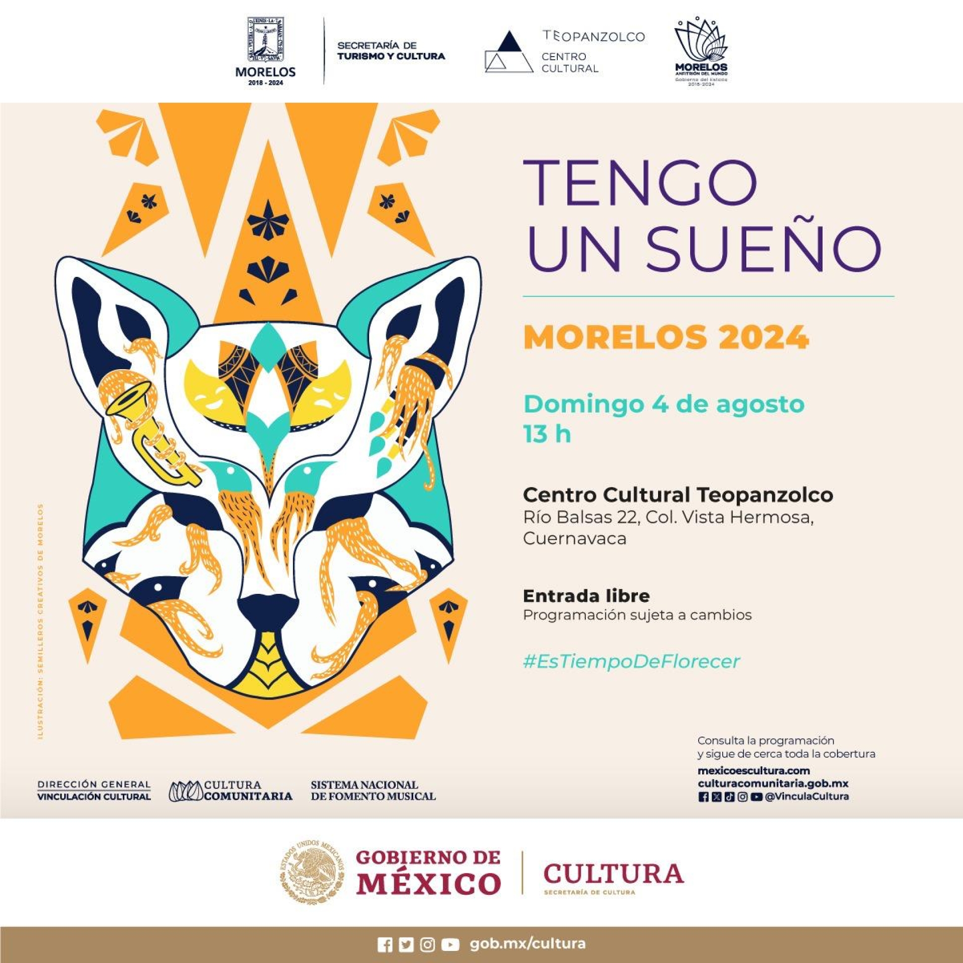 Semilleros Creativos llevarán a cabo Tengo un Sueño Morelos 2024 'Vida, color y libertad'