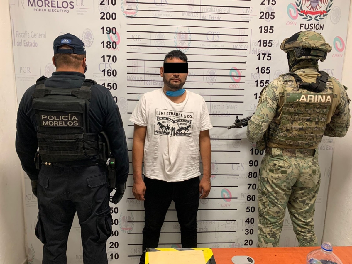 Detienen autoridades en operativo conjunto a integrante de 'Los Linos'