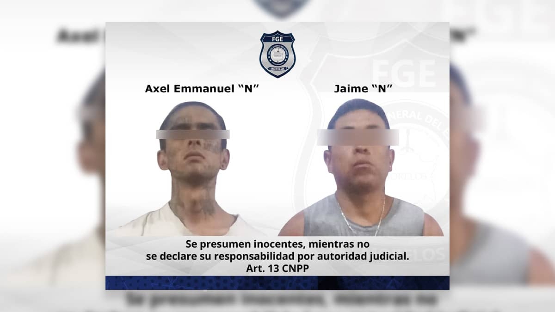 Capturan a dos presuntos robacoches en Temixco