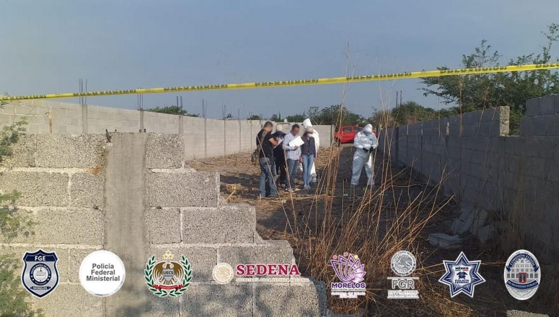 Fiscalía Regional Oriente realiza cateo en Yecapixtla; hallan tres cuerpos en fosa clandestina