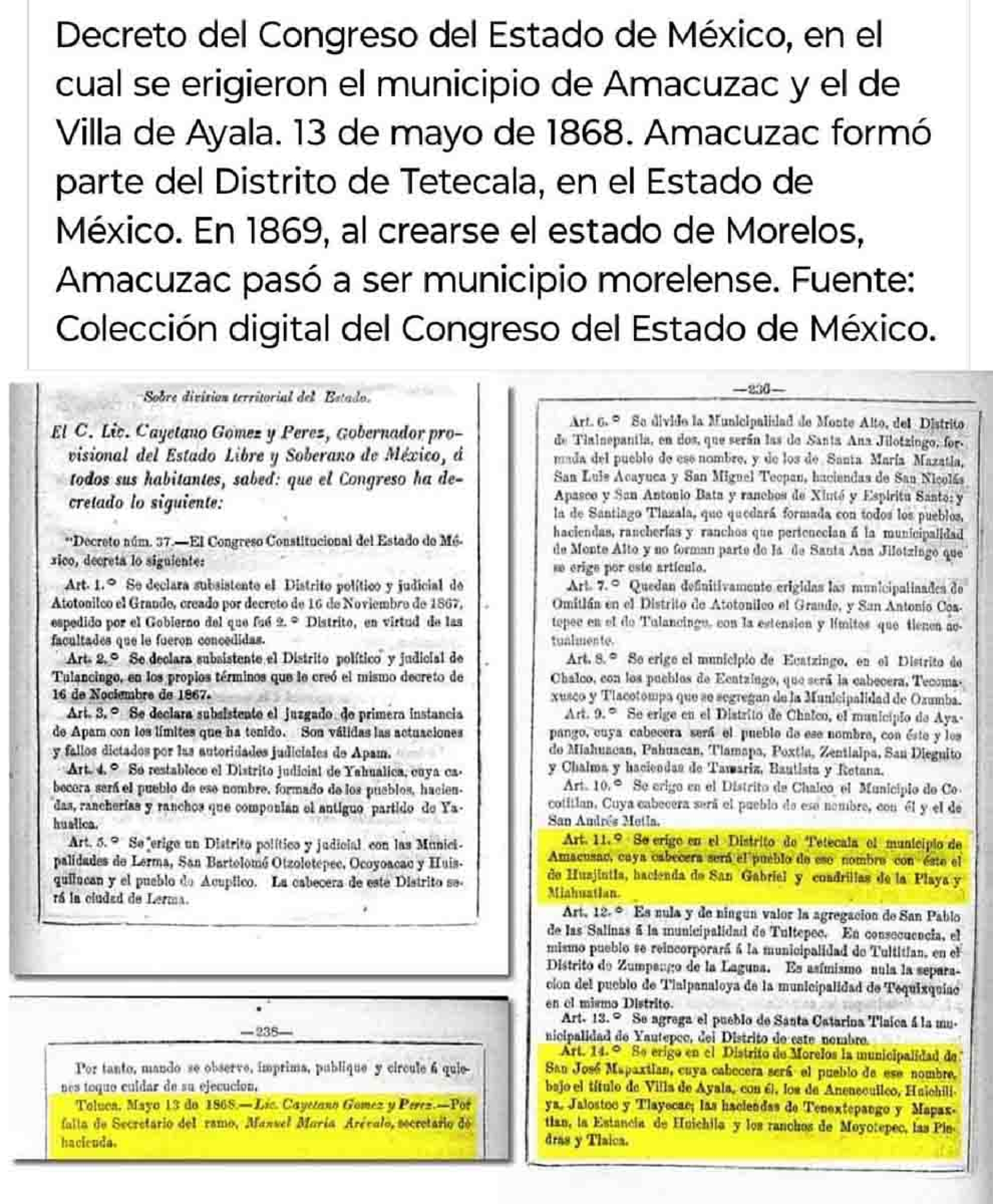 Sin celebración, Amacuzac cumplió 156 años como municipio
