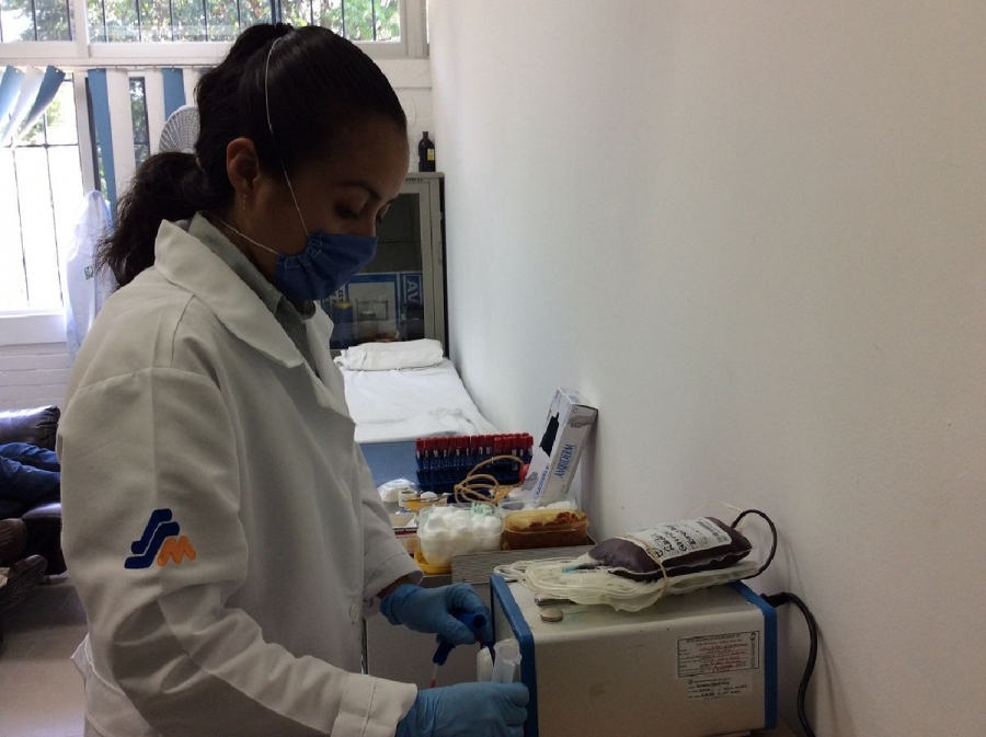 Realizan campaña de donación de sangre en el hospital regional de Tetecala