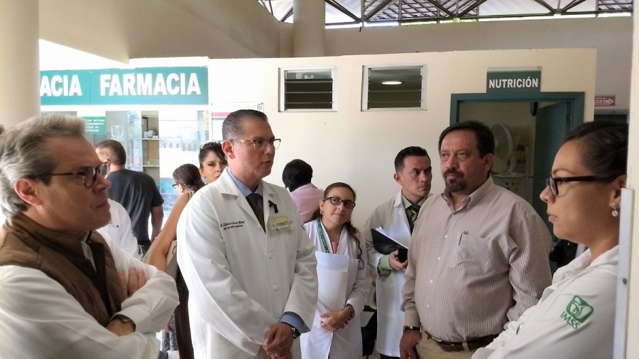 Autoridades médicas y administrativas del IMSS en Morelos supervisan UMF de zona periférica