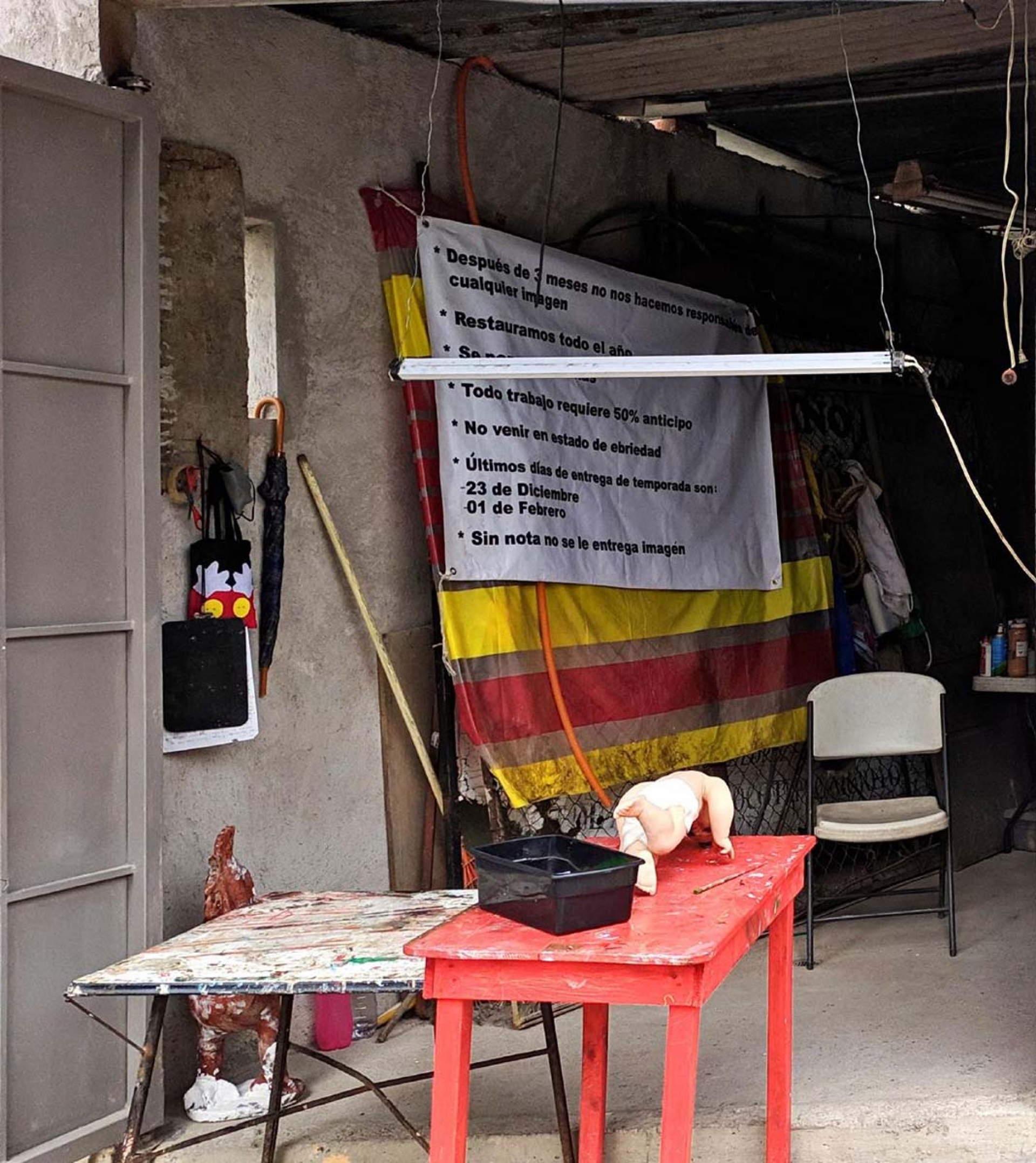 La pandemia frenó restauración de niños dios