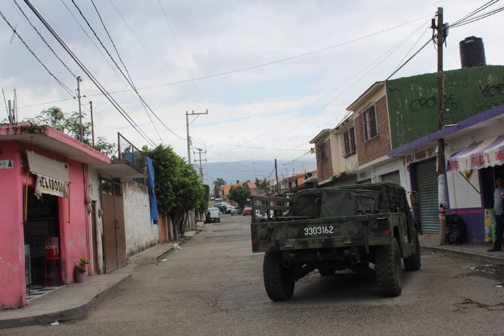 Catean base de la Ruta 17 en la colonia Otilio Montaño