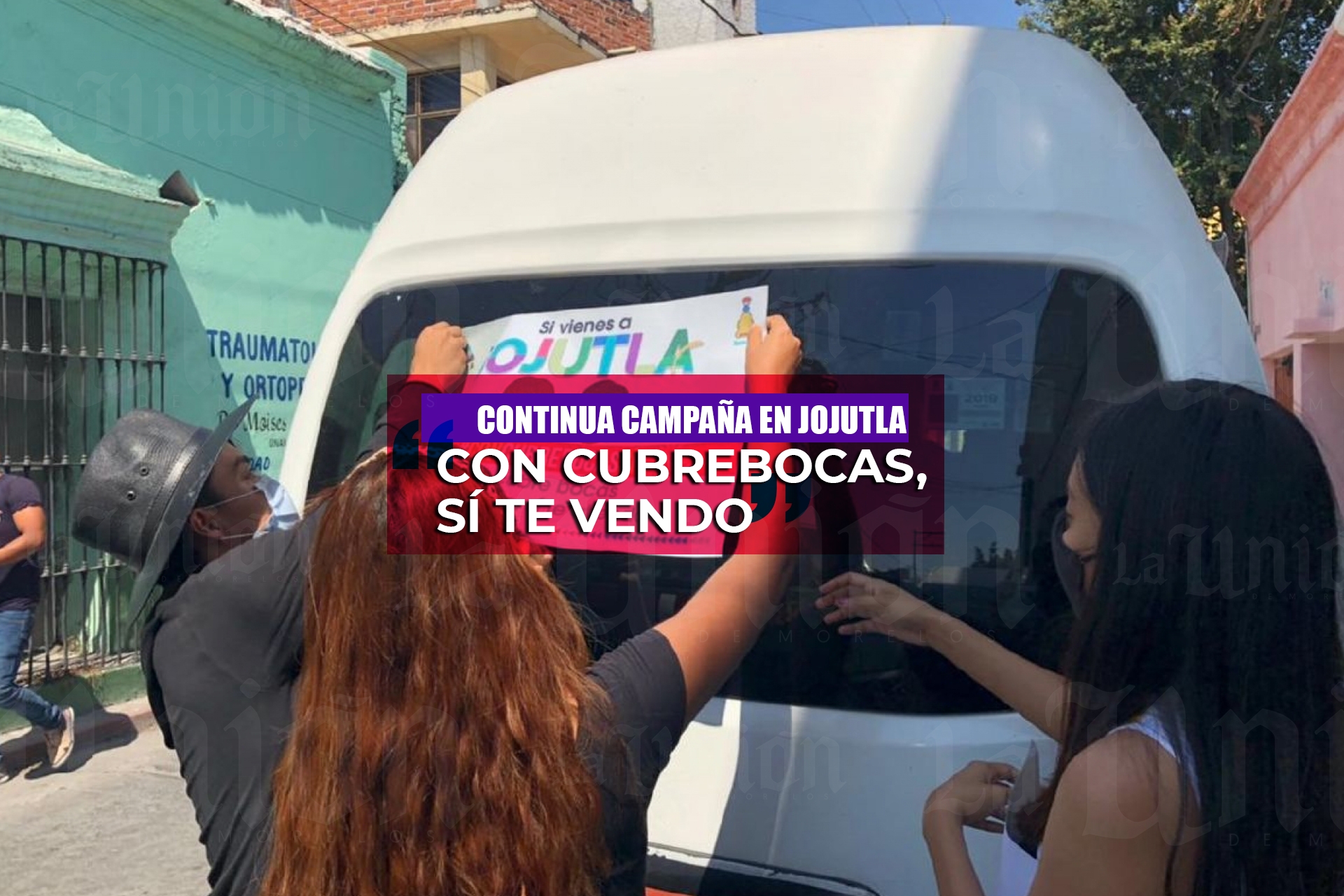 Refuerzan campaña “Con cubrebocas, sí te vendo” en Jojutla