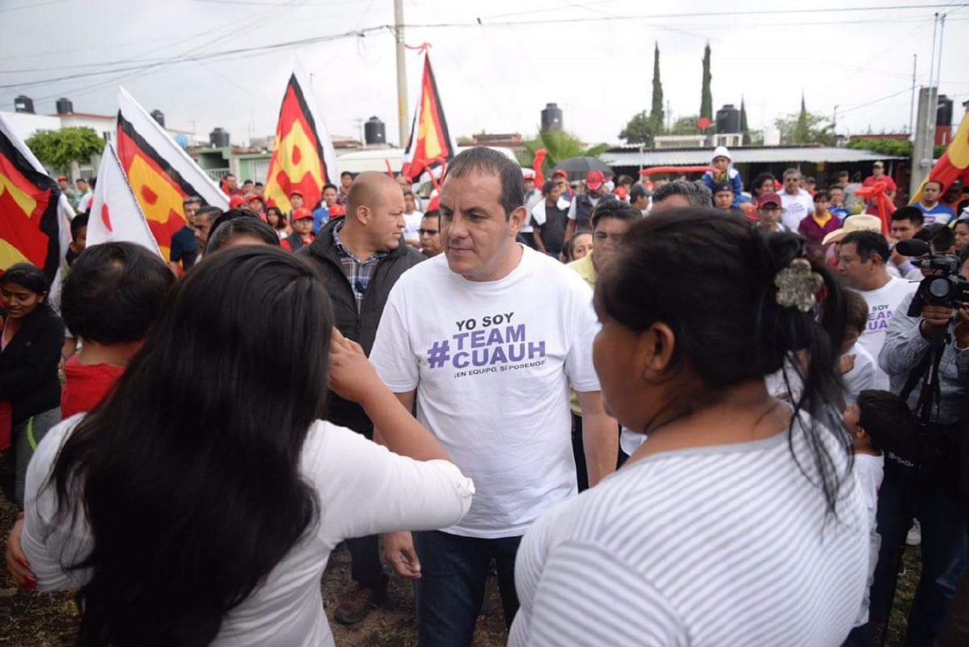 Pide Cuauhtémoc Blanco su voto de confianza a los ciudadanos de Cuautla