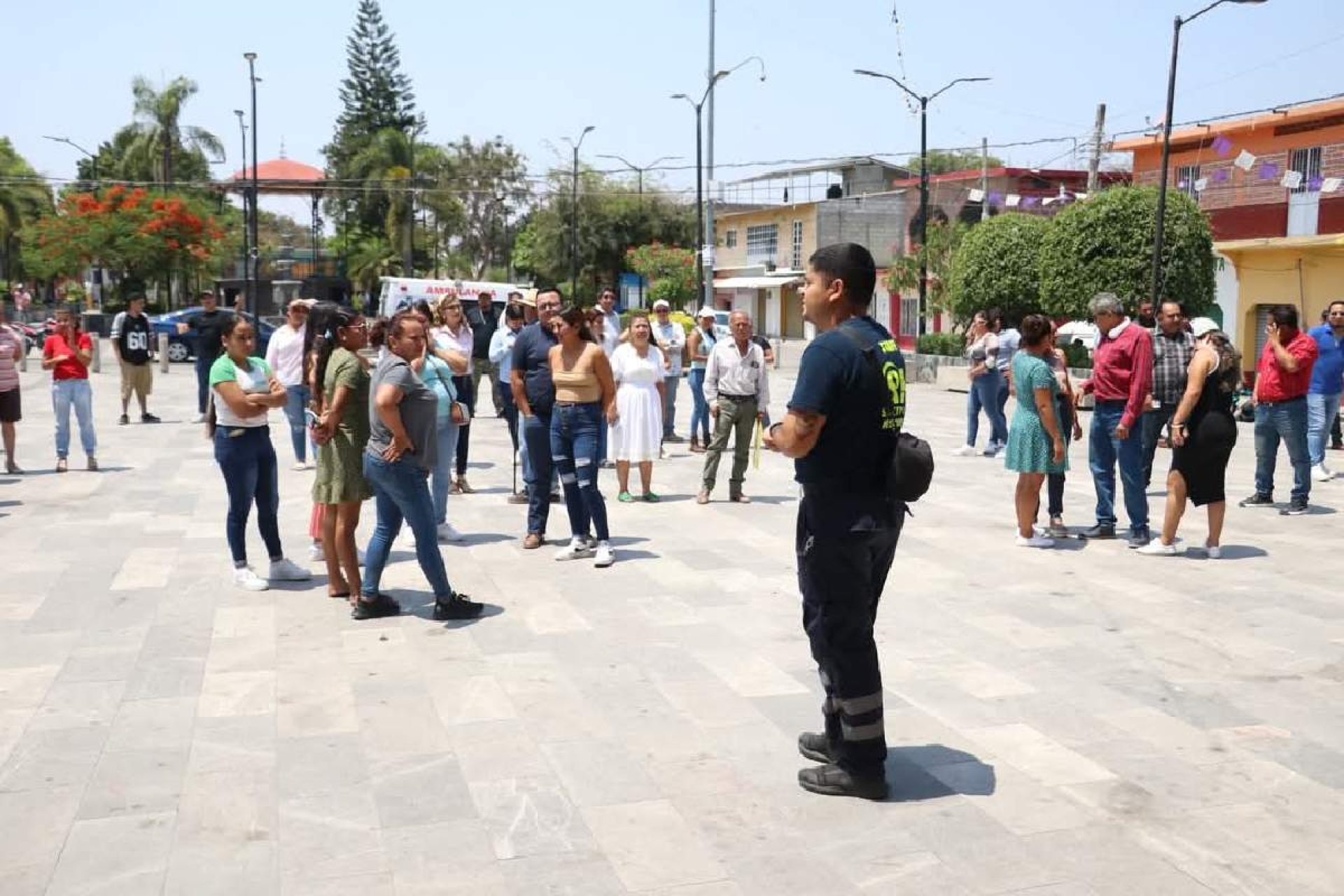 Participan municipios del surponiente en simulacro de sismo