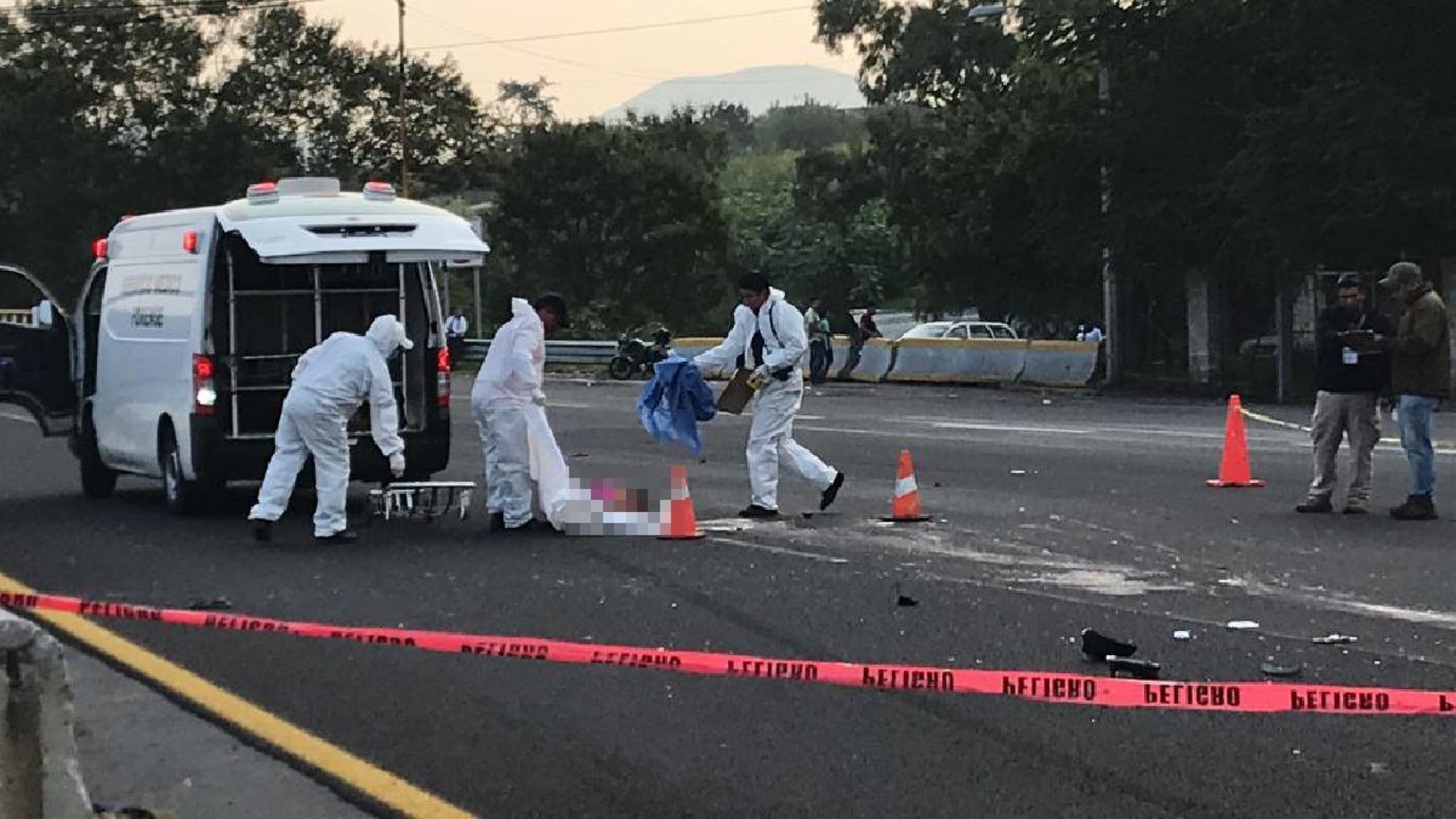 Murió arrollada en la autopista México-Acapulco