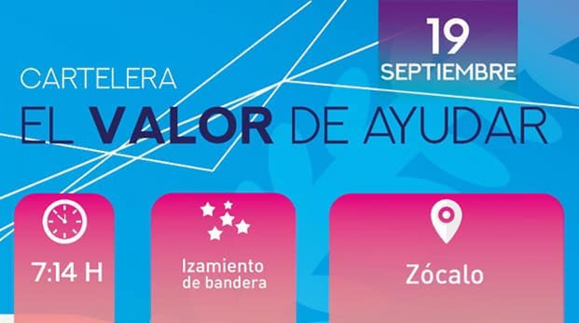 Anuncian actividades por aniversario del 19-S