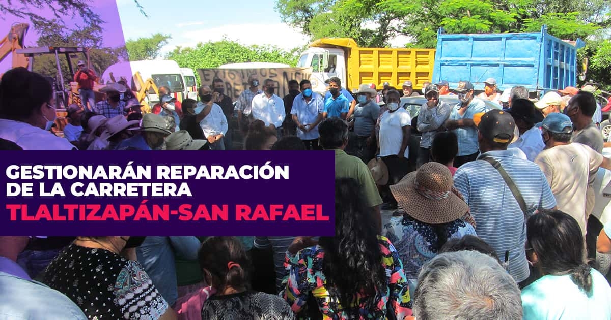 Acuerdan gestionar reparación de carretera en Tlaltizapán