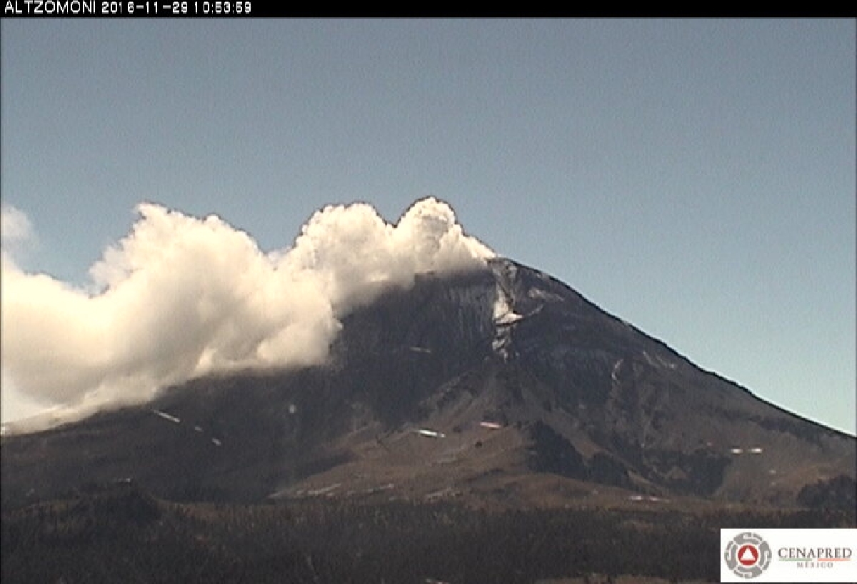 En alerta, Protección Civil por actividad del Popocatépetl
