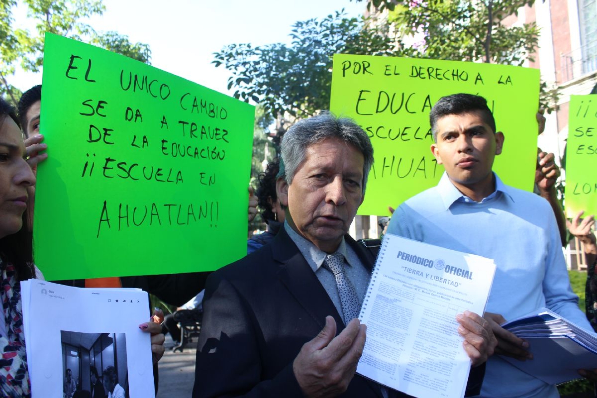 Demandan construcción de primaria en Lomas de Ahuatlán