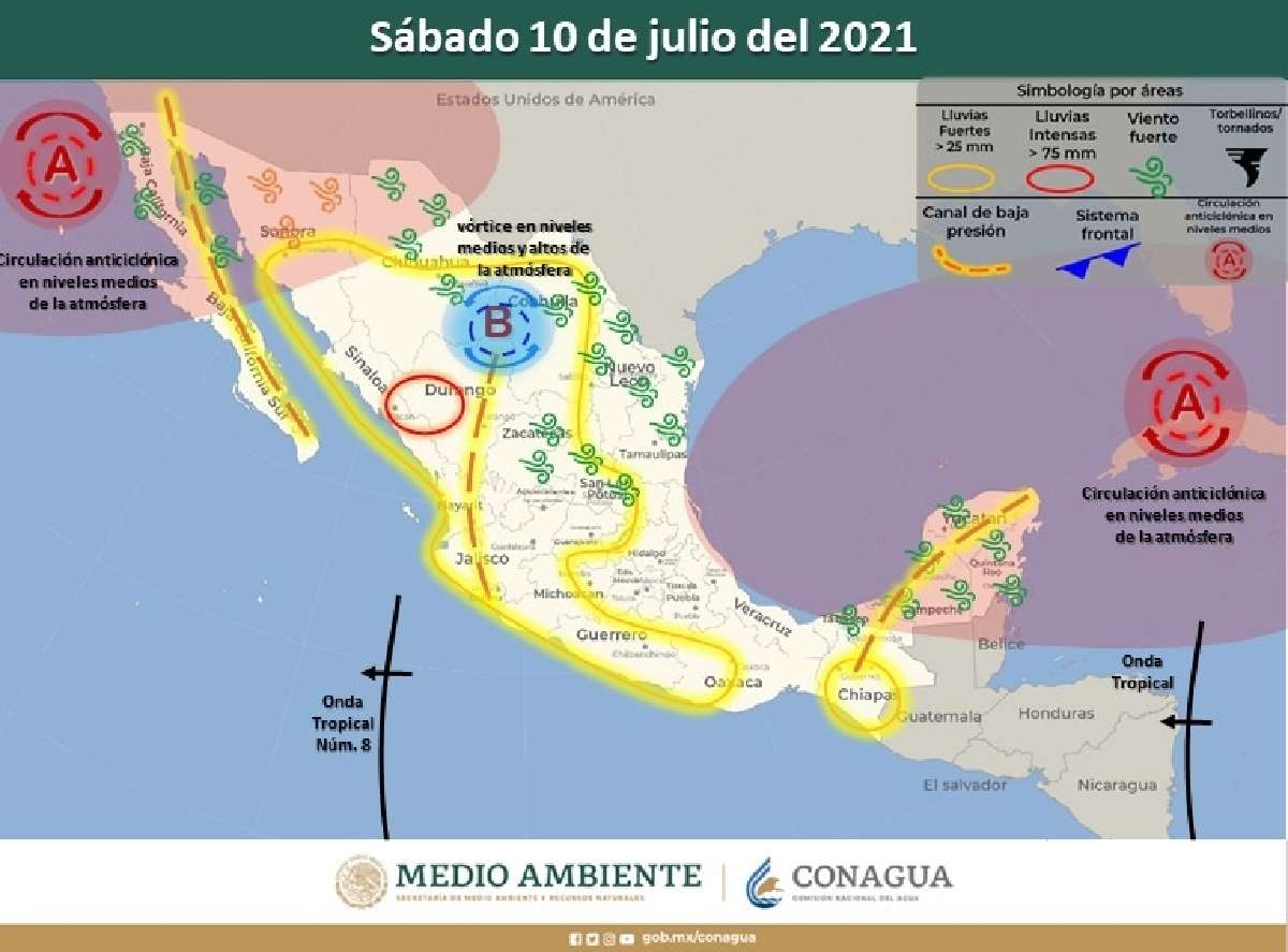 Cielo medio nublado para el fin de semana, en Morelos