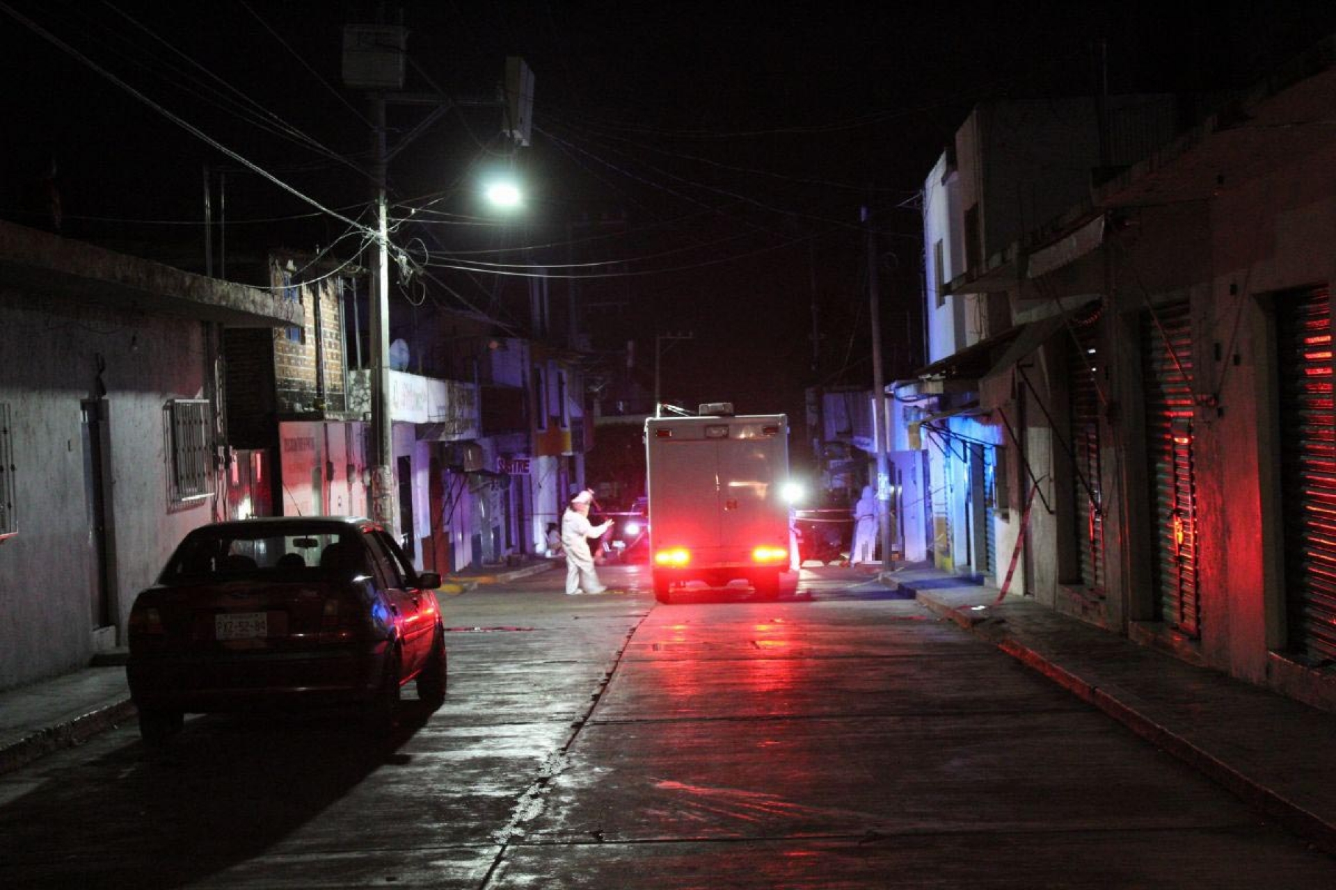 Lo mataron en presencia de su esposa