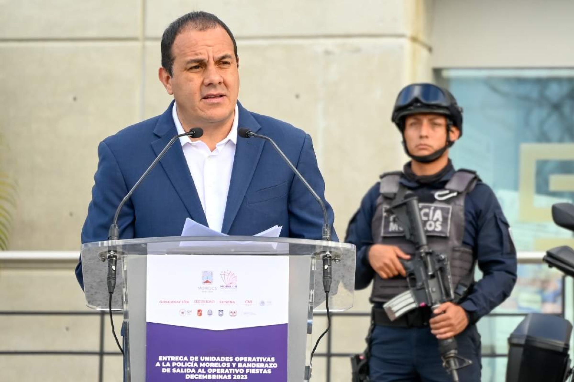 'Seguimos combatiendo a la delincuencia de frente': CBB