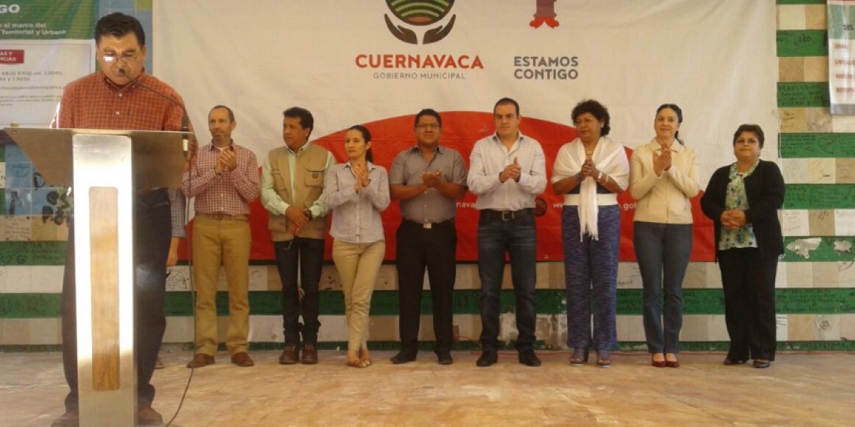 Da alcalde capitalino banderazo de arranque a obra de recuperación de espacios públicos, en el Parque Tlaltenango