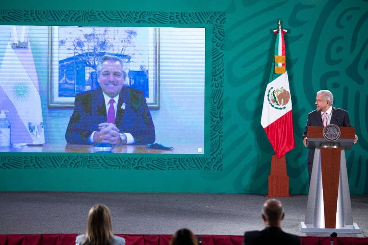 "Con la vacuna, México y Argentina ‘liberarán’ a Latinoamérica del COVID": Alberto Fernández