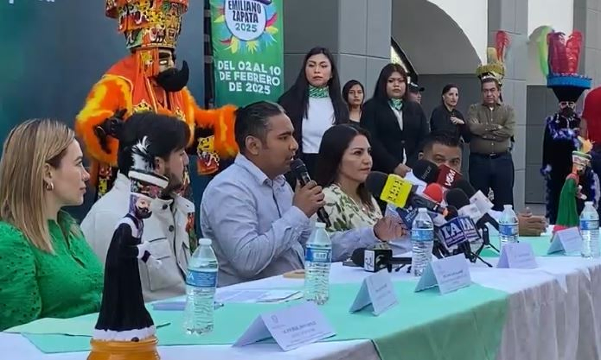 Anuncia Santos Tavarez 'Fiesta de la Candelaria y Carnaval Emiliano Zapata 2025”